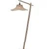 Outlet Vloerlamp Ibiza - Bamboe - 77x50x150cm Vloerlampen