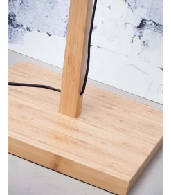 Outlet Vloerlamp Ibiza - Bamboe - 77x50x150cm Vloerlampen