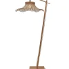Sale Vloerlamp Ibiza - Bamboe/Zwart - 83x65x176cm Vloerlampen