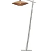 Sale Vloerlamp Iguazu - Bamboe Wit/Jute - 78x55x176cm Vloerlampen