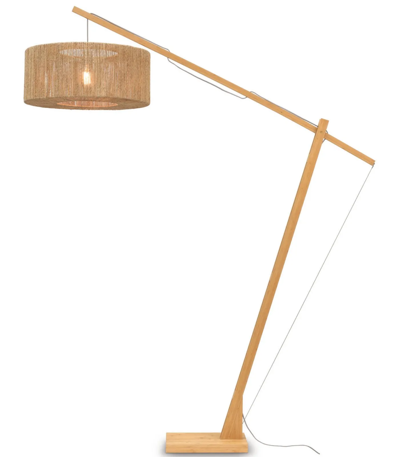 Best Vloerlamp Iguazu - Bamboe/Jute - 175x60x207cm Vloerlampen