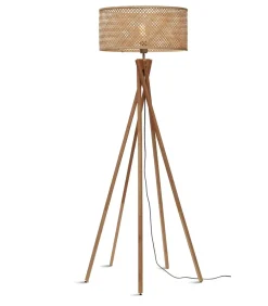 Best Vloerlamp Java - Bamboe - Ø50x146cm Vloerlampen
