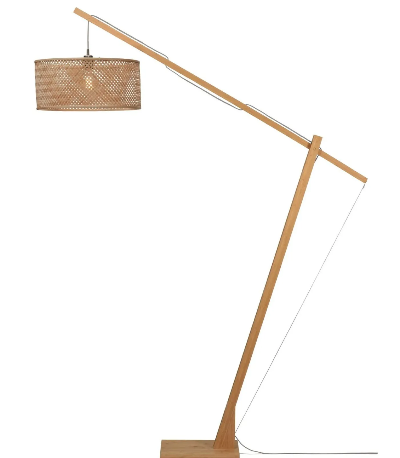 New Vloerlamp Java - Bamboe - 175x50x207cm Vloerlampen