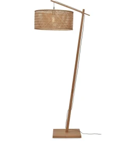 Online Vloerlamp Java - Bamboe - 75x50x176cm Vloerlampen
