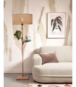 Sale Vloerlamp Java - Bamboe - Ø50x158cm Vloerlampen