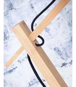 Outlet Vloerlamp Java - Bamboe - 58x32x150cm Vloerlampen
