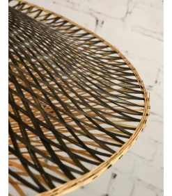 Outlet Vloerlamp Kalimantan - Bamboe - 190x87x207cm Vloerlampen