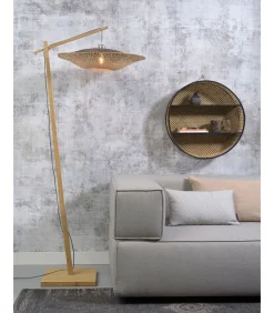 New Vloerlamp Kalimantan - Bamboe - 80x60x176cm Vloerlampen
