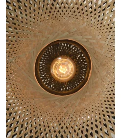 New Vloerlamp Kalimantan - Bamboe - 80x60x176cm Vloerlampen