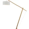 New Vloerlamp Montblanc - Bamboe/Naturel - 175x47x207cm Vloerlampen