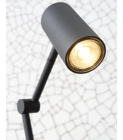 Outlet Vloerlamp Montreux - Zwart - 22x22x133cm Vloerlampen