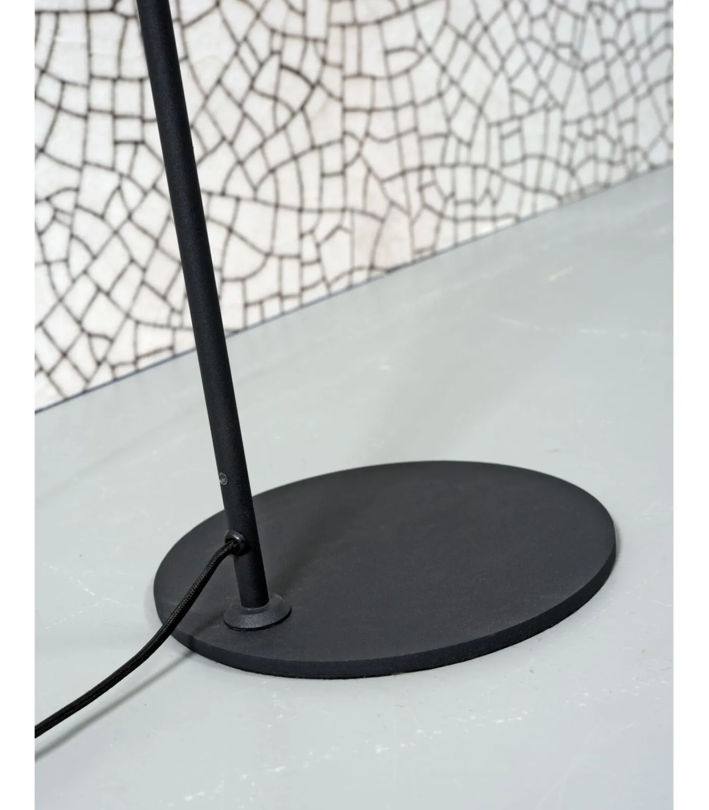 Outlet Vloerlamp Montreux - Zwart - 22x22x133cm Vloerlampen