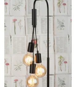 Online Vloerlamp Oslo - Zwart/Cement - 48x32x190cm - 3L Vloerlampen