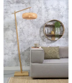 New Vloerlamp Palawan - Bamboe - 68x40x176cm Vloerlampen