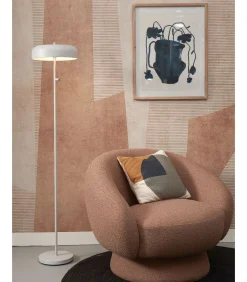 Outlet Vloerlamp Porto - Grijs - Ø30cm Vloerlampen