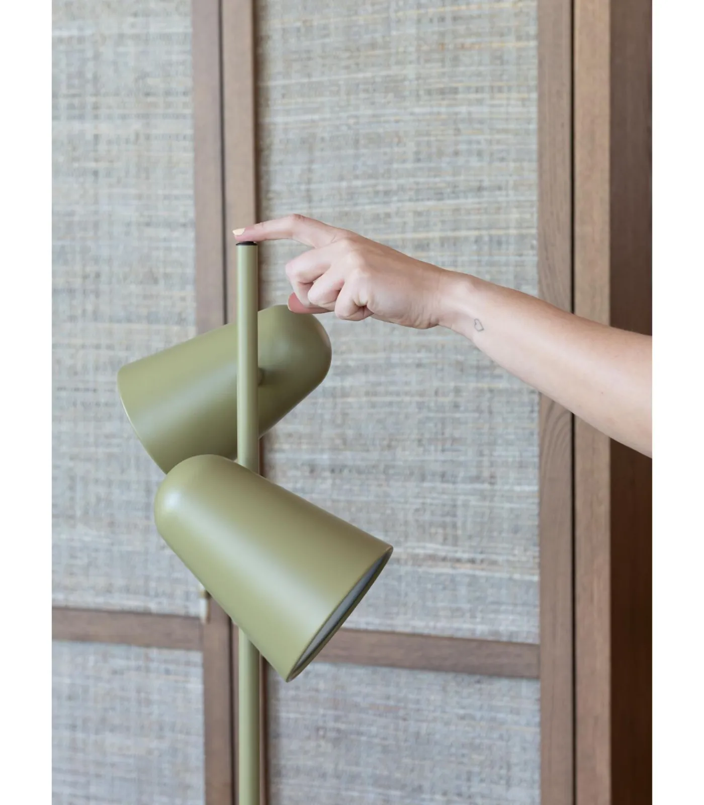 Online Vloerlamp Salamanca - Groen - 28x28x145cm Vloerlampen