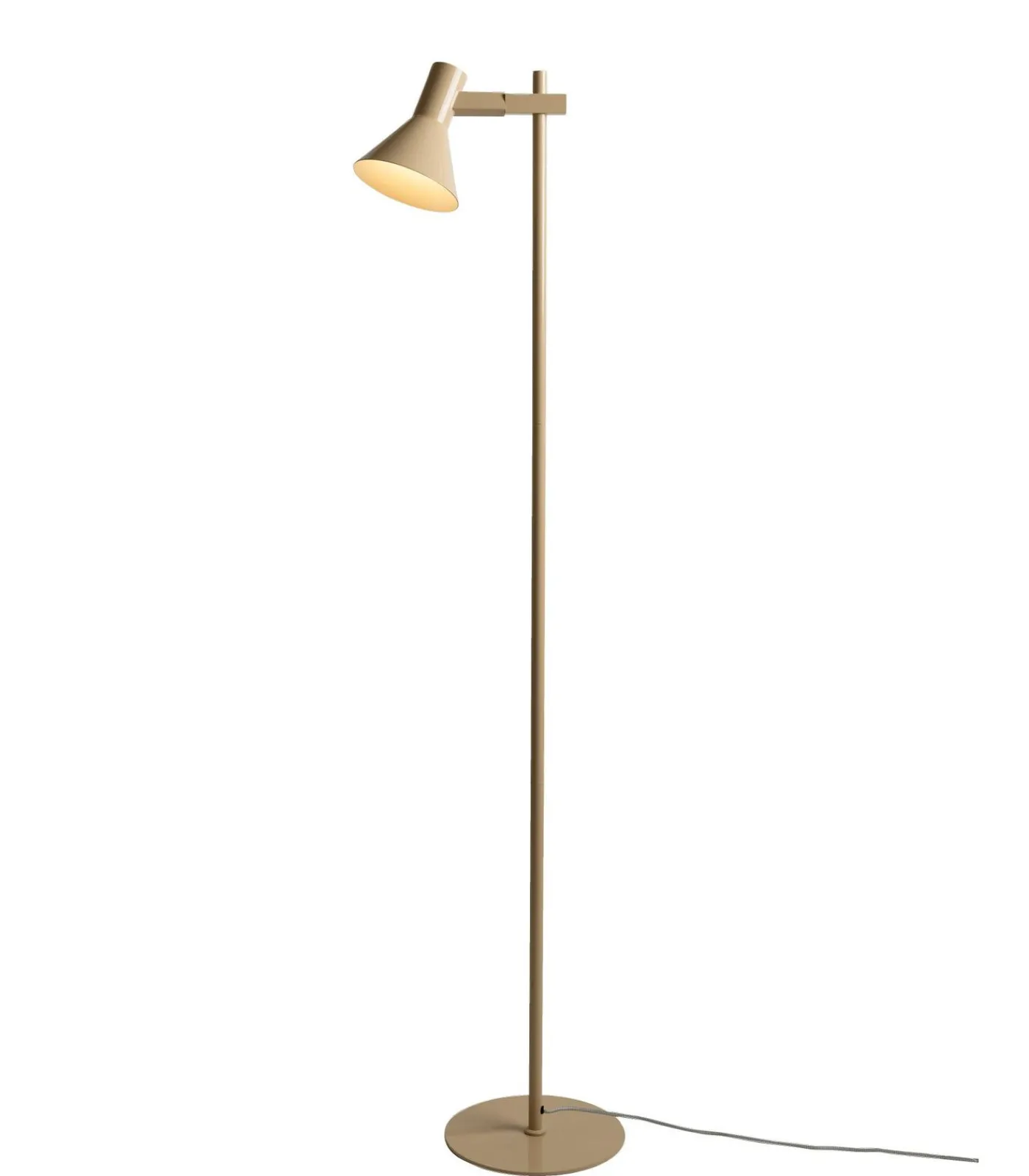 Clearance Vloerlamp Stavanger - Beige - 37x25x146cm Vloerlampen