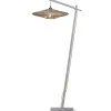 Vloerlamp Zanzibar - Bamboe/Rotan Wit - 73x55x176cm Vloerlampen