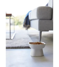 Sale Voerbak Kat / Hond - Keramisch - Tower - Wit Decoratie