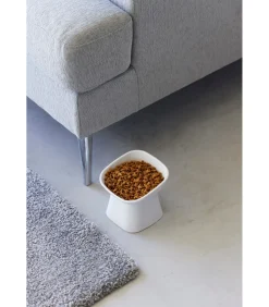 Sale Voerbak Kat / Hond - Schuin - Keramisch - Tower - Wit Decoratie