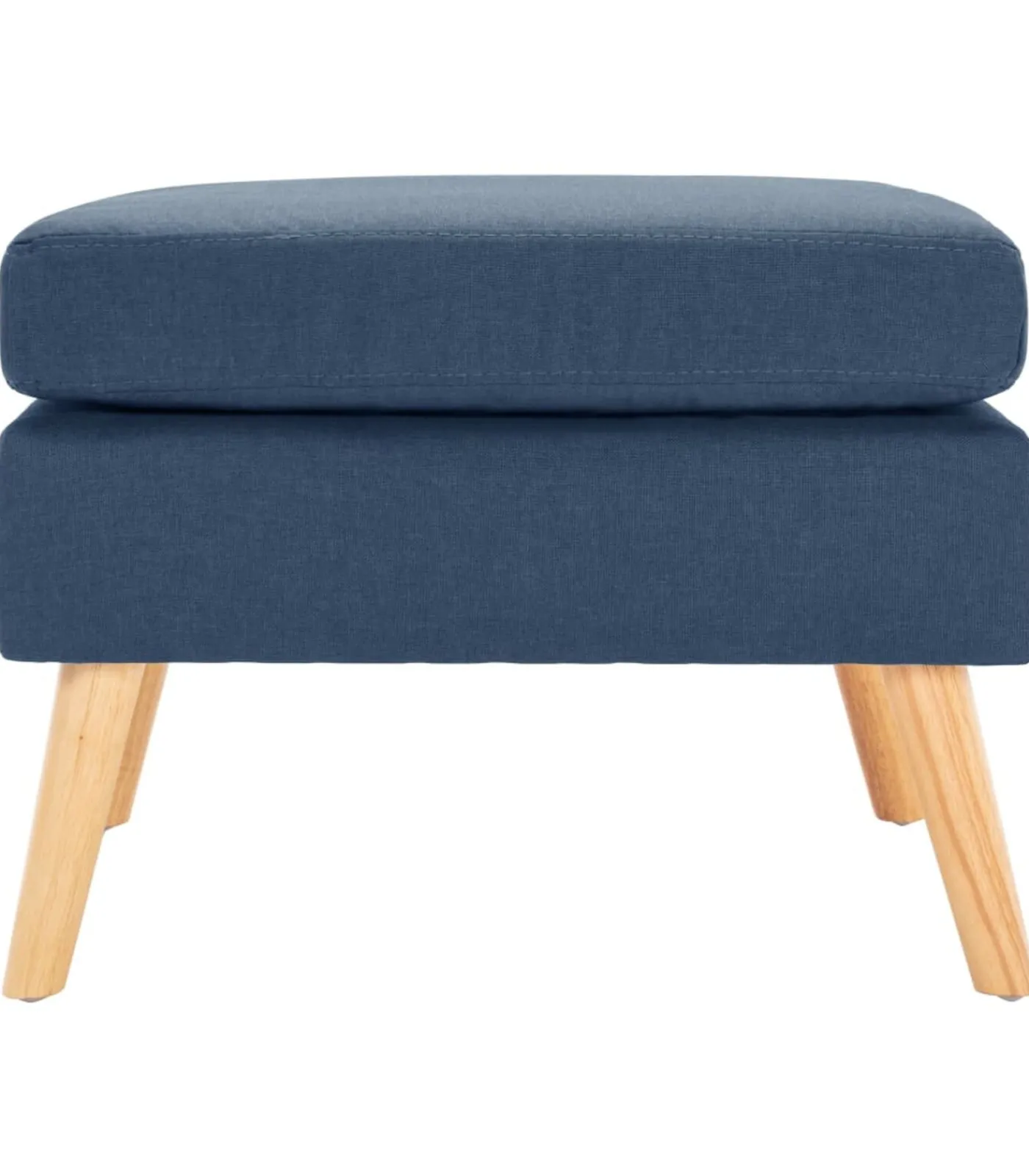 New Voetenbank stof blauw Stoelen