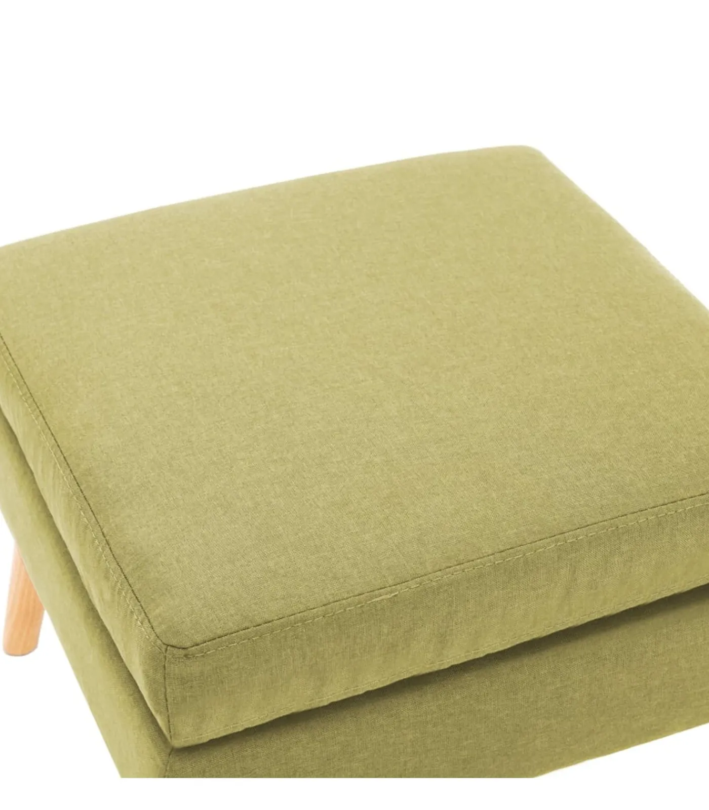 New Voetenbank stof groen Stoelen