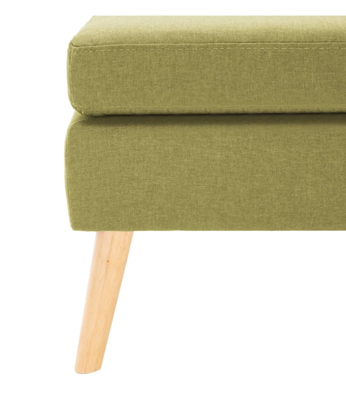 New Voetenbank stof groen Stoelen