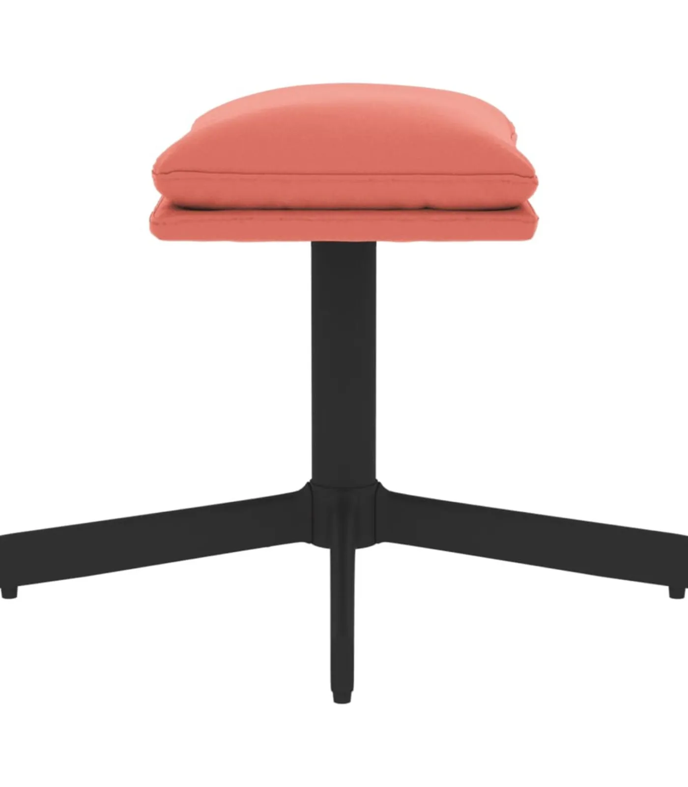 Voetenbank 60x60x36 cm fluweel roze Stoelen