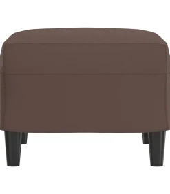 Hot Voetenbank 60x50x41 cm kunstleer bruin Stoelen