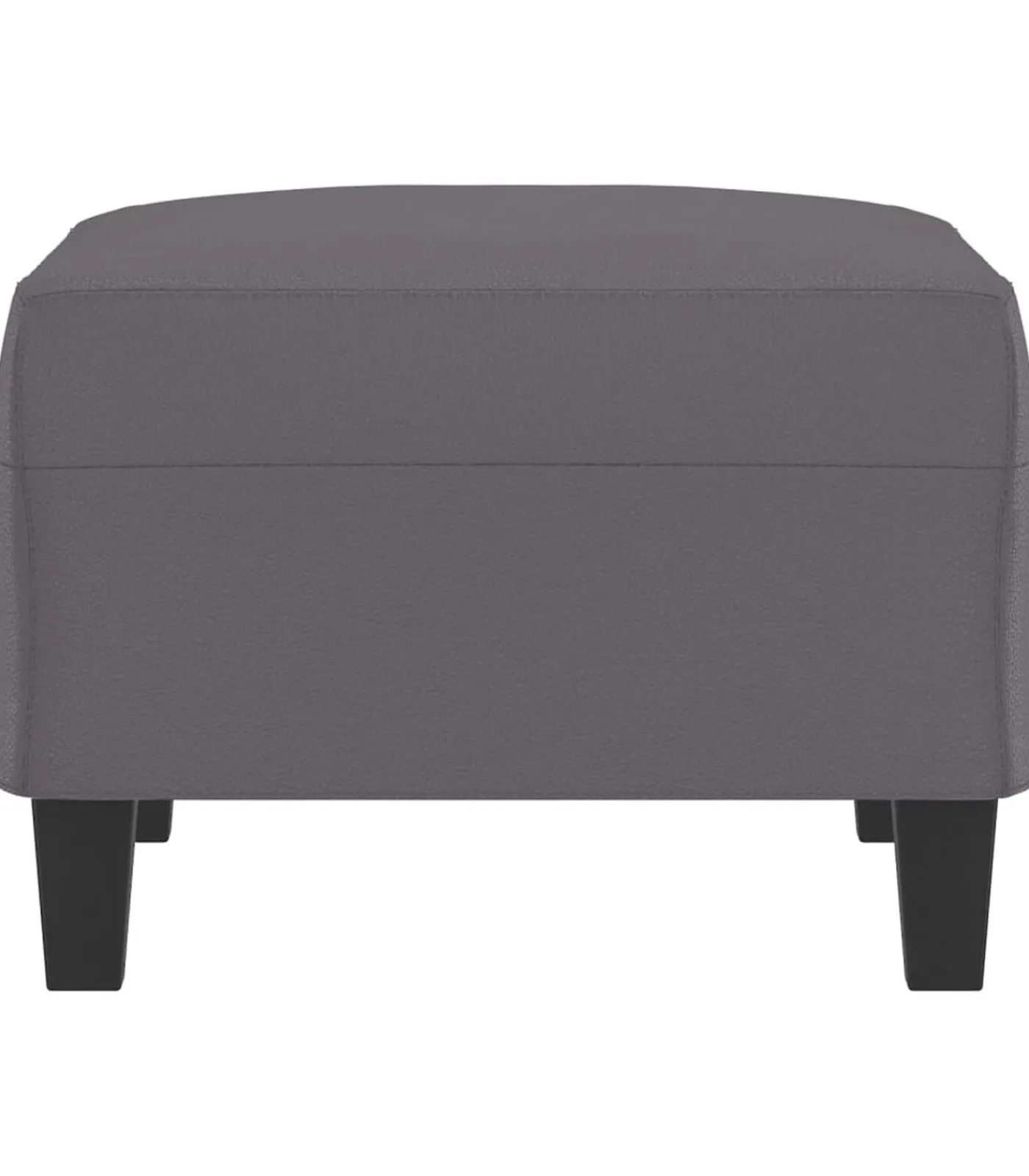 New Voetenbank 70x55x41 cm kunstleer grijs Stoelen