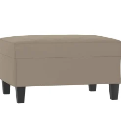 Best Voetenbank 70x55x41 cm microvezelstof taupe Stoelen