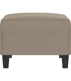 Best Voetenbank 70x55x41 cm microvezelstof taupe Stoelen