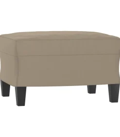 Discount Voetenbank 60x50x41 cm microvezelstof taupe Stoelen