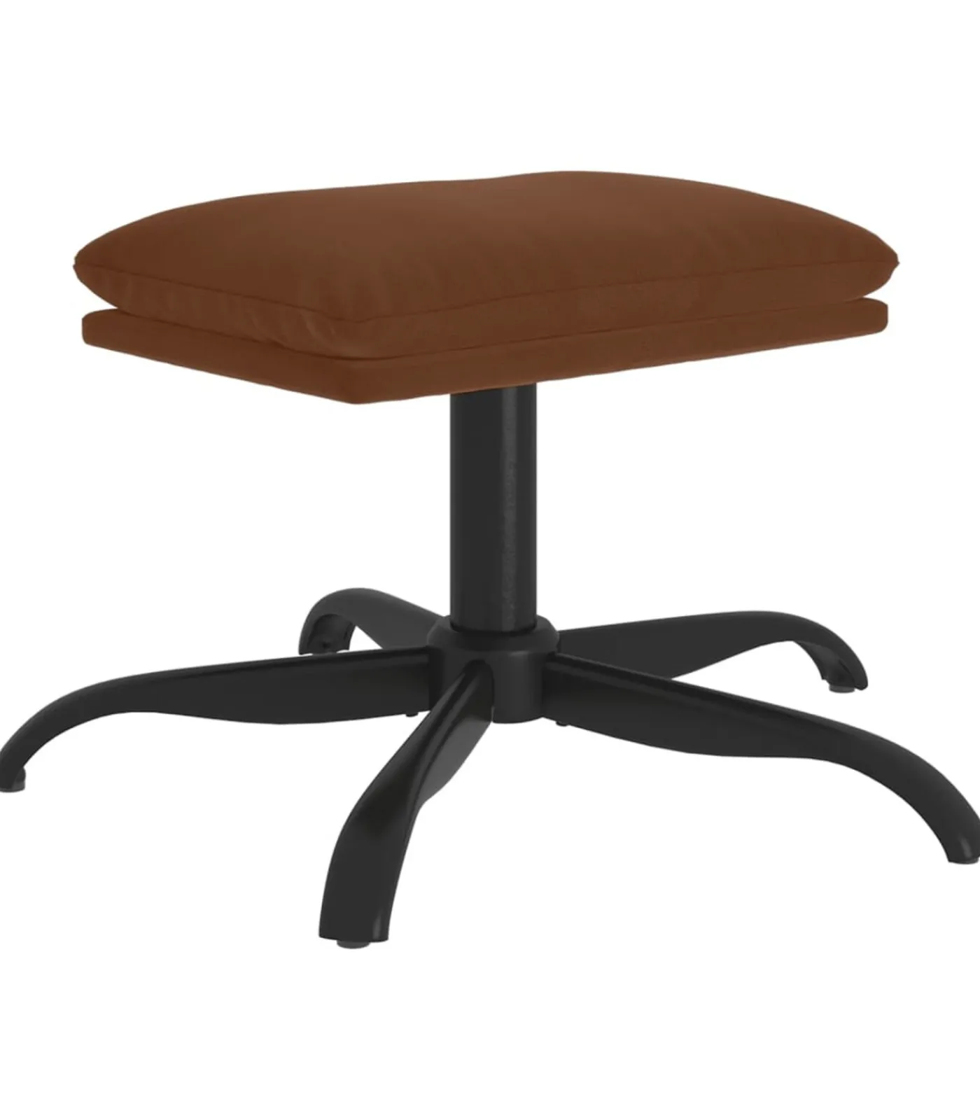 Discount Voetenbank 60x60x36 cm microvezelstof bruin Stoelen