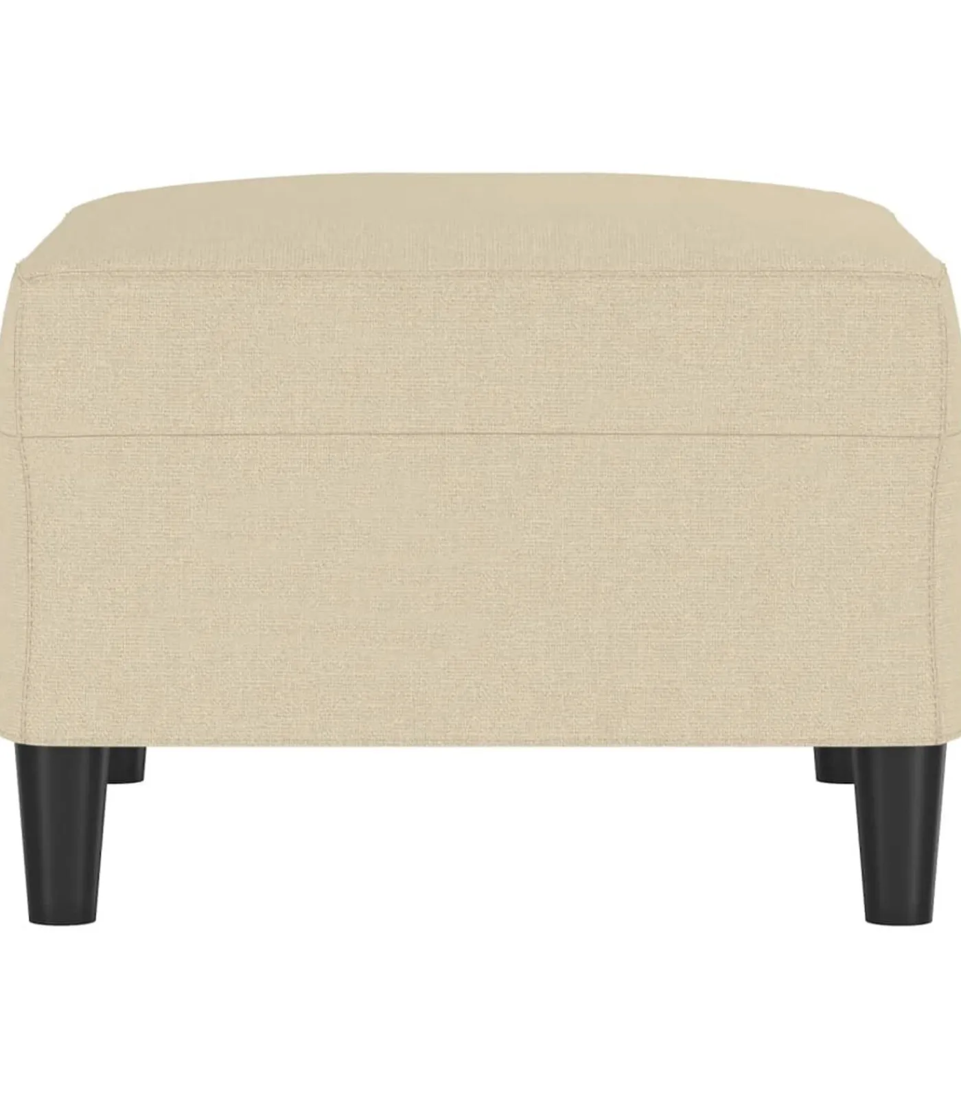 Discount Voetenbank 70x55x41 cm stof crèmekleurig Stoelen