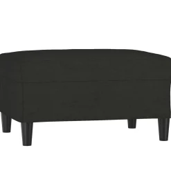 Best Voetenbank 70x55x41 cm stof zwart Stoelen