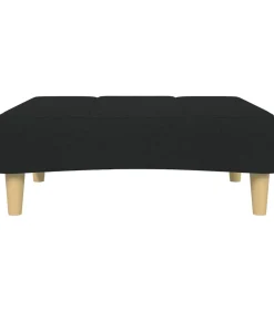 Hot Voetenbank 77x55x31 cm stof zwart Stoelen