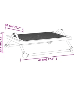 Sale Voetensteun 45x40x13,5 cm zwart Stoelen
