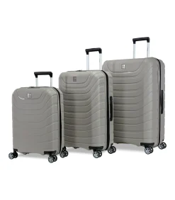Outlet Voyager XXI Expandable Kofferset 4 Wielen Lichtgrijze Trolleys