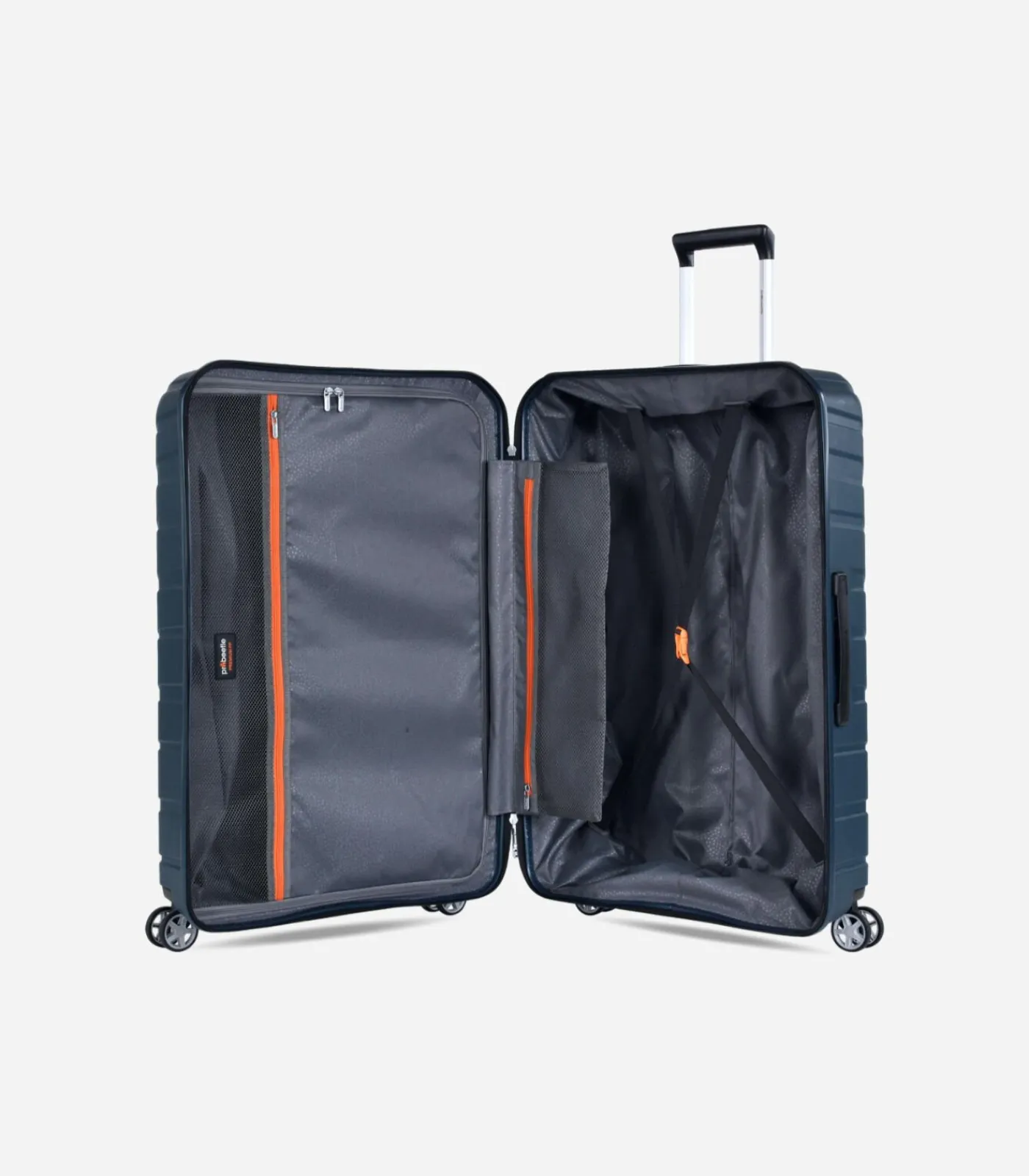 Sale Voyager XXI Grote Koffer 4 Wielen Blu Trolleys