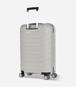 New Voyager XXI Middelgrote Koffer 4 Wielen Grijs Trolleys