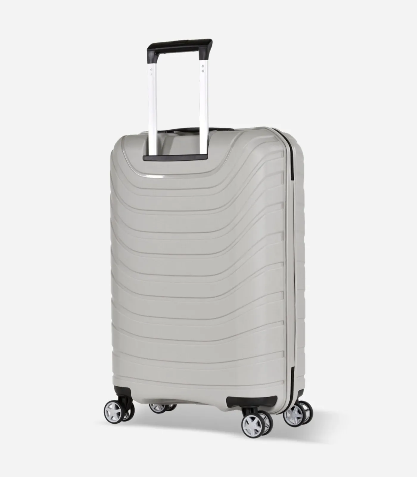 New Voyager XXI Middelgrote Koffer 4 Wielen Grijs Trolleys