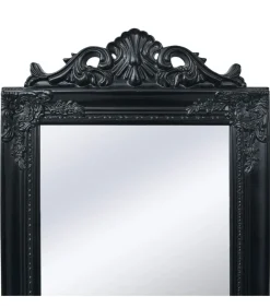 Sale Vrijstaande spiegel Barokstijl 160x40cm zwart Spiegels