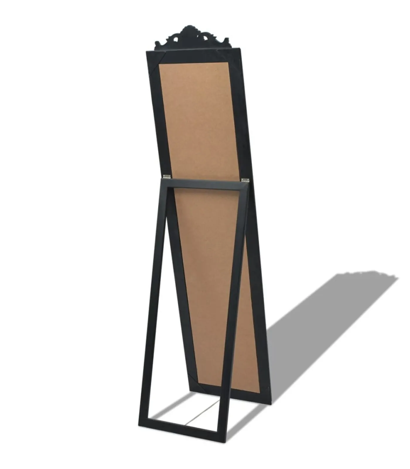 Sale Vrijstaande spiegel Barokstijl 160x40cm zwart Spiegels