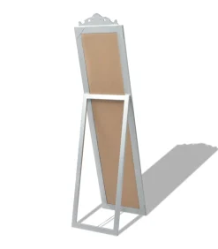 Best Vrijstaande spiegel Barok 160x40cm zilver Spiegels