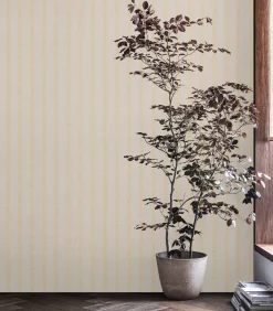 Clearance Vliesbehang | Gold Diamond Flax Wanddecoratie