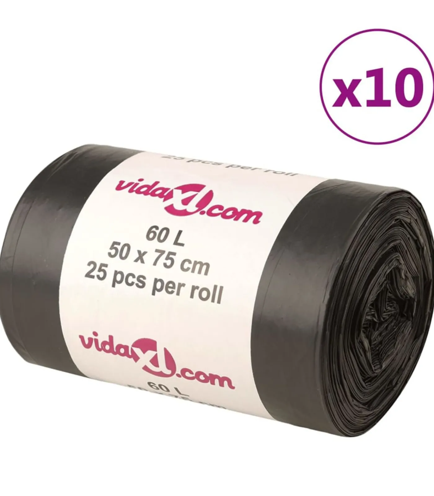 Sale Vuilniszakken 250 st 60 l zwart Manden En Bakken