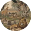 Discount Behangcirkel Animals of Africa 190 cm Decoratie