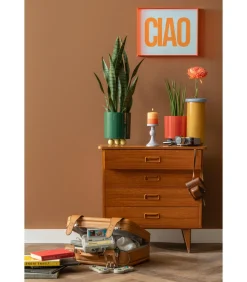 Online Wanddecoratie Ciao Large - Oranje - 3x41x31cm Wanddecoratie