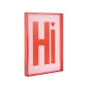 Clearance Wanddecoratie Hi Medium - Rood - 3x22x31cm Wanddecoratie